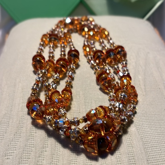 Fantastic XL Authentic Swarovski Long beaded Crystal Necklace NEW $1800 - Picture 1 of 16